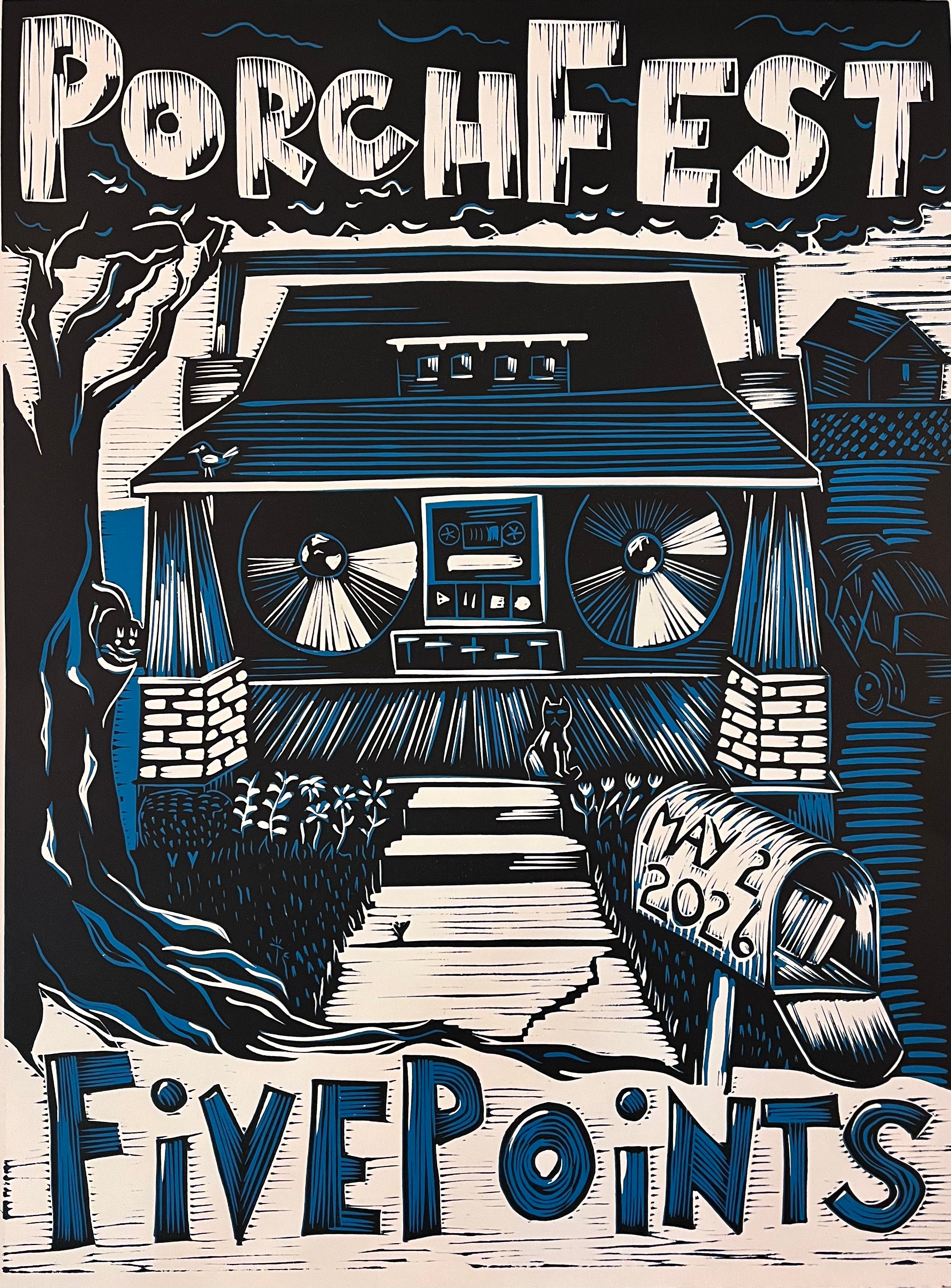 PorchFest Custom Print