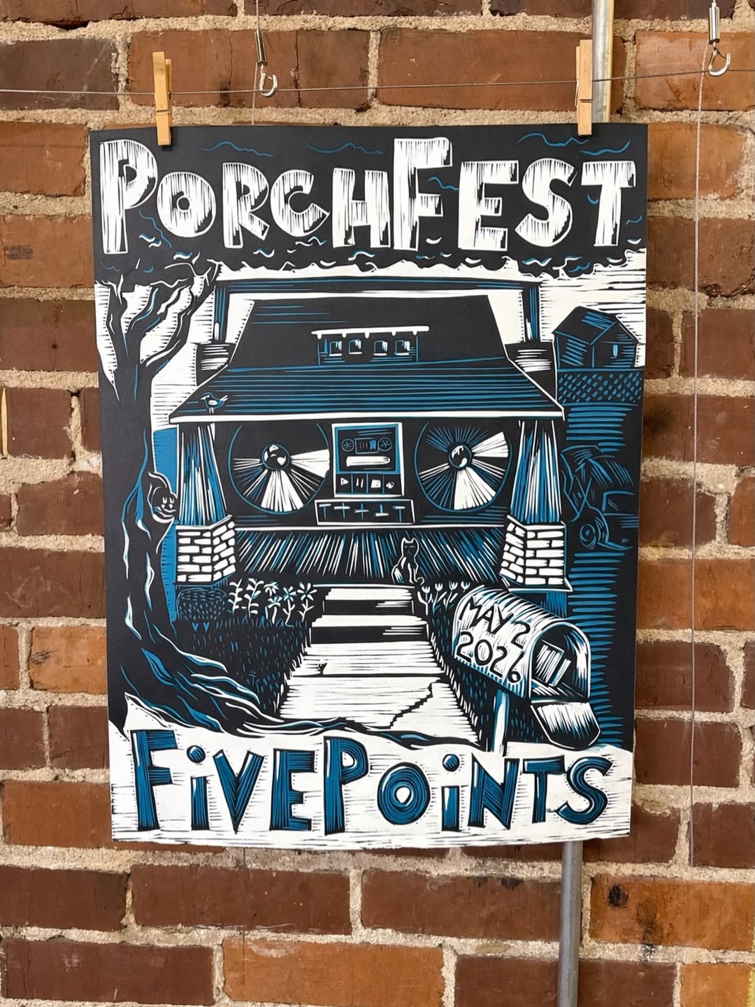 PorchFest Custom Print